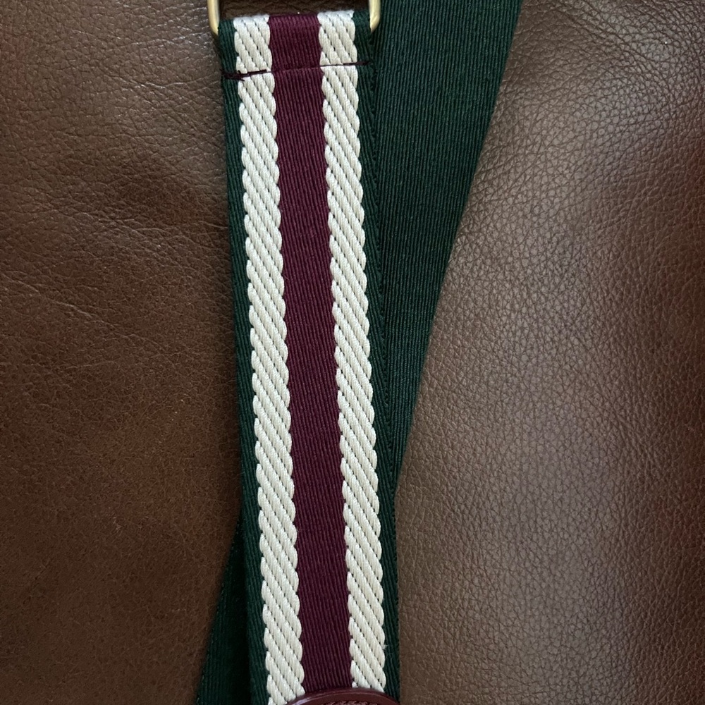 Green and Red Adjustable Bag Strap